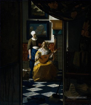  baroque - La lettre d’amour 1669 70 Baroque Johannes Vermeer